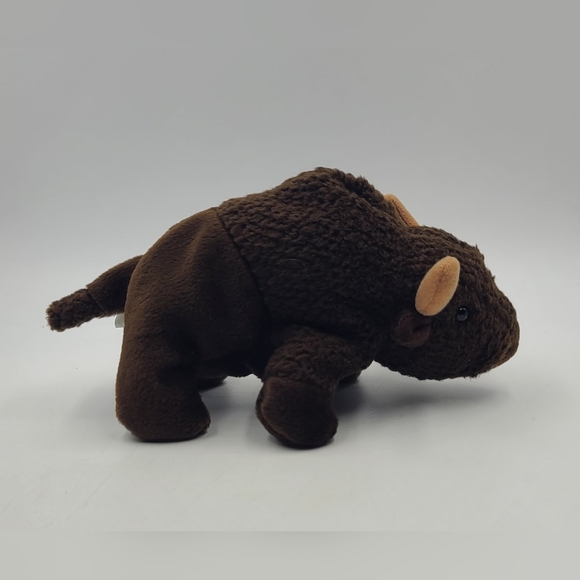 Vntg TY Beanie Baby-1998 ROAM The Buffalo/Bison Retired - Picture 3 of 4